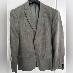 H&M Green Linen Blazer
